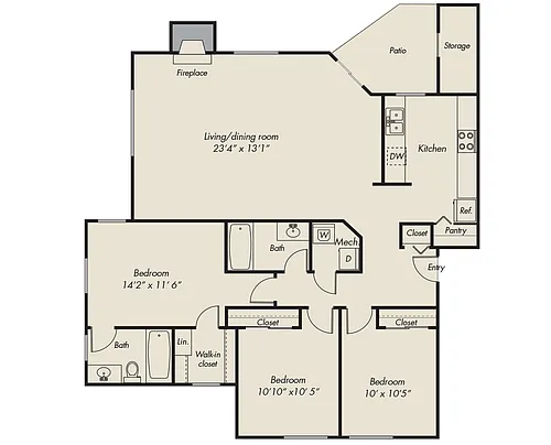 Floor plan 1151