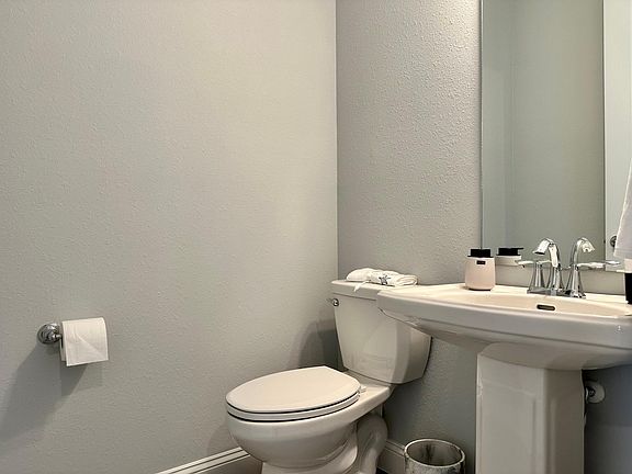 Downstairs powder room