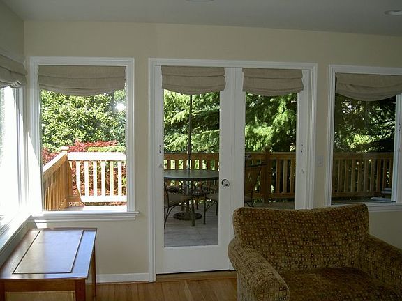 View out to Deck
