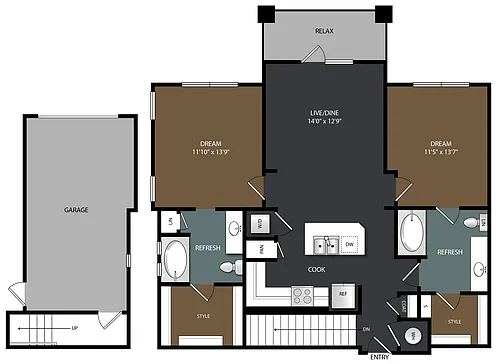 Floor plan B1G West