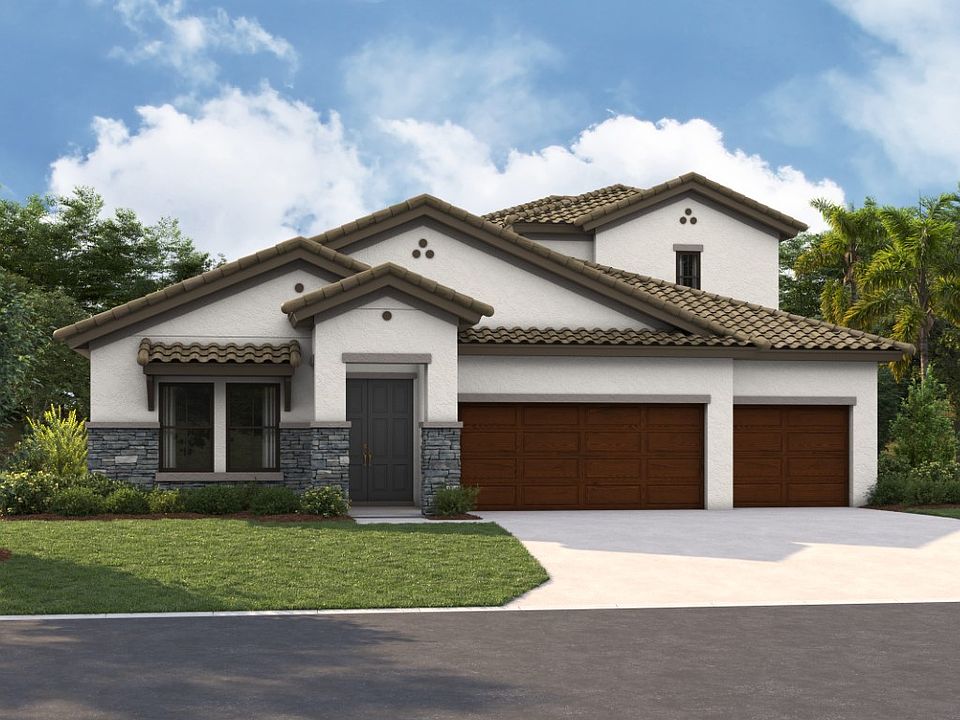 Bayport II - Tuscan A - TUS7 Color Scheme - Barrel Tile