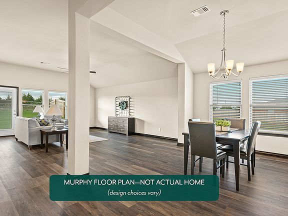 Murphy- Dining area overlooking living area