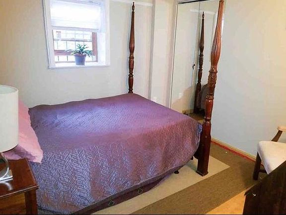 First bedroom has full bed and gets afternoon sun
