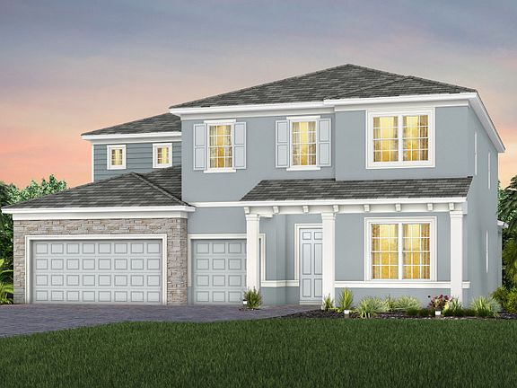 Oakhurst Exterior FM2 with stone