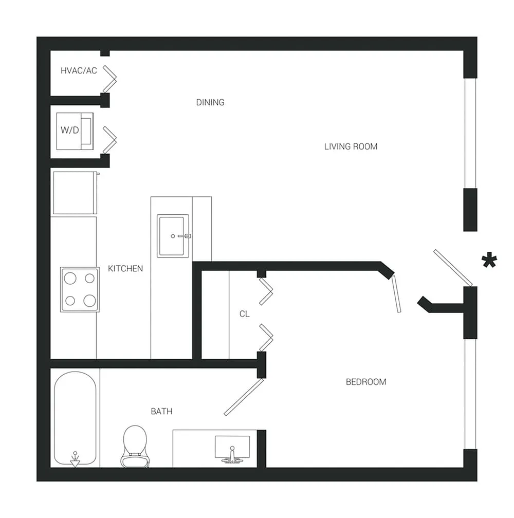 Floor plan A1C