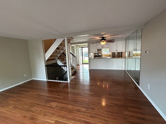 Main Floor Living Room and Dining Area