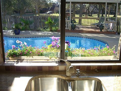 View from kitchen sink