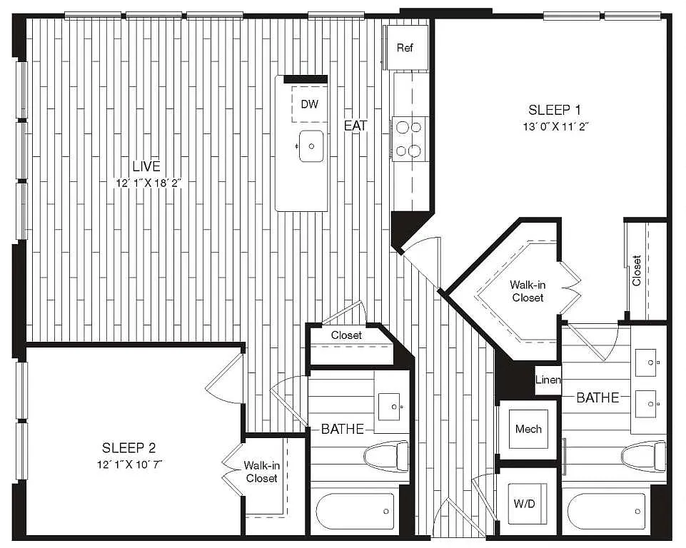Floor plan Lotus-B28
