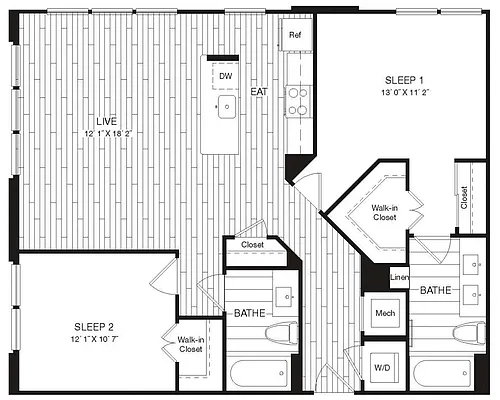 Floor plan Lotus-B28