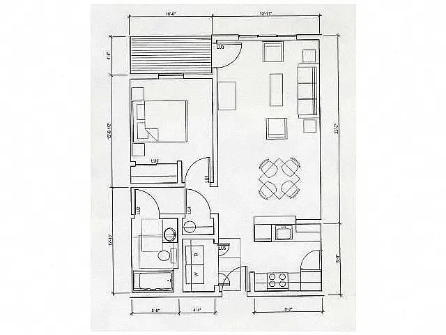Floor plan One-Bedroom