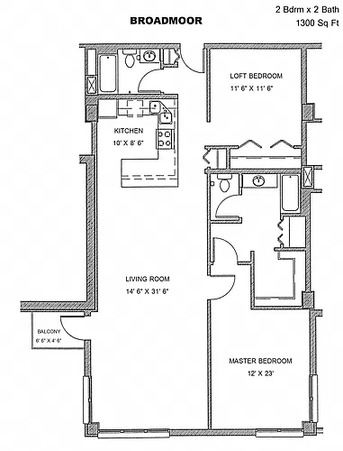 Floor plan Broadmoor