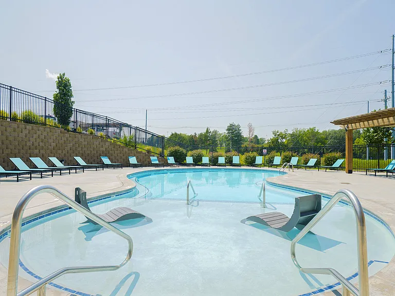 Get the best of both worlds and tan while you cool off in our in-pool lounge chairs.