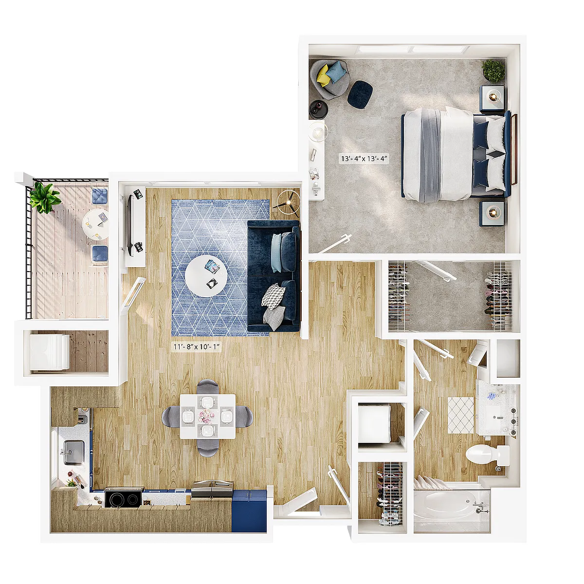 Floor plan The Everly