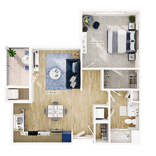 Floor plan The Everly
