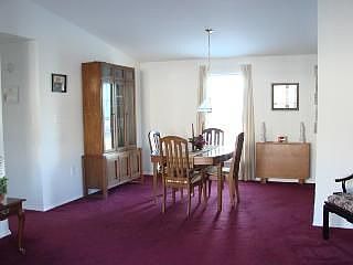 Dining with vaulted ceilings