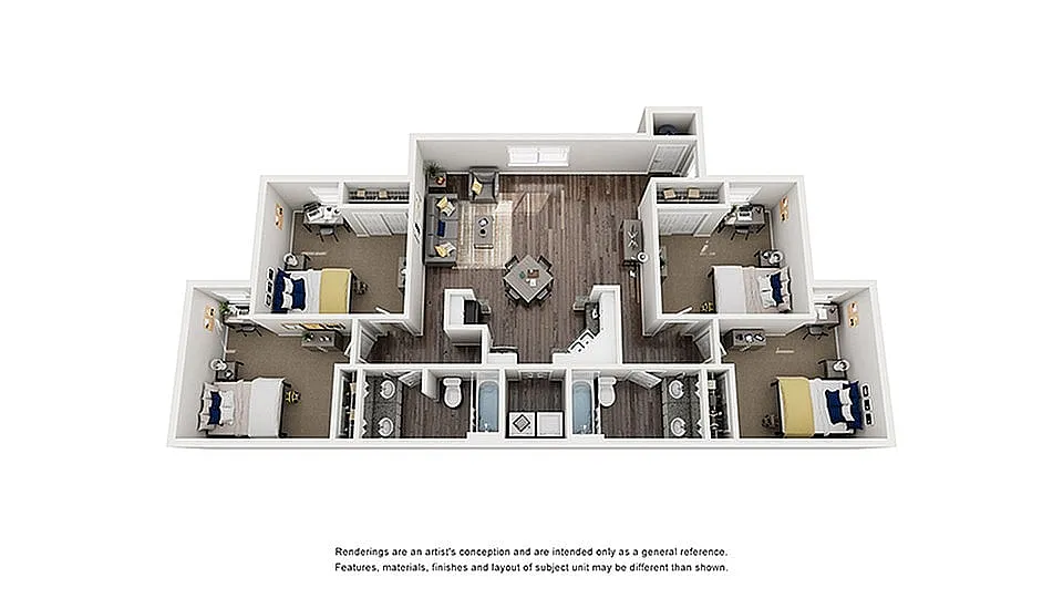 Floor plan Osceola Furnished