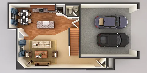 Floor plan 3 Bedroom Version 1