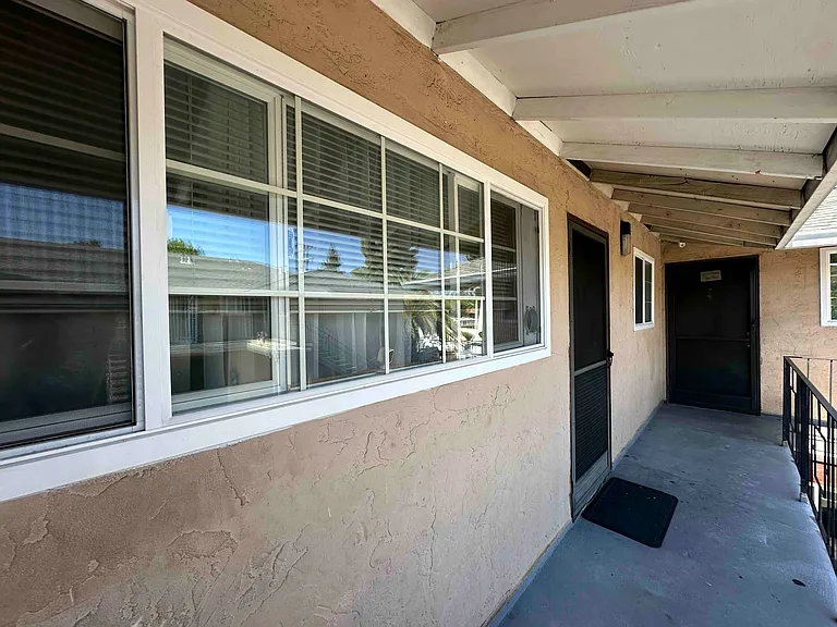 The two windows in picture belong to this unit
