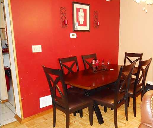 Eat in Dining area with open floor plan to the Living Rm