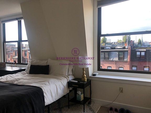 Bedroom With Tall Windows, Back Bay View