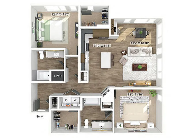 Floor plan B6