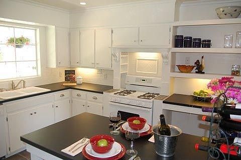 beautiful kitchen with clever built-ins