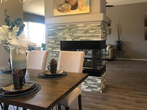 Dining Room with view to Living Room