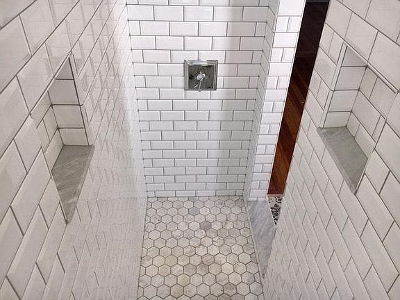 Custom tile shower