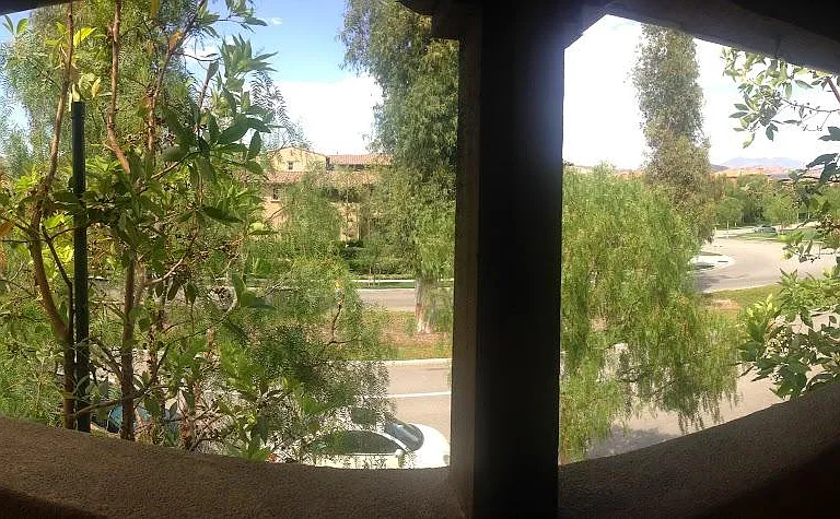 panoramic view from the balcony ( iphone pic)