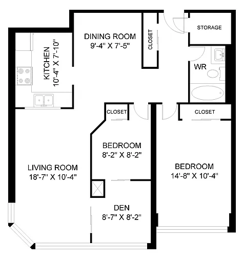 Floor plan 1108