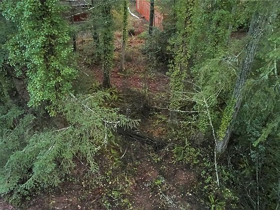 Red shed in back round is on neighboring property, is not part of subject property. 