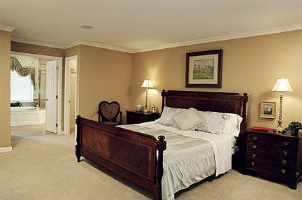 Model Home Master Bedroom