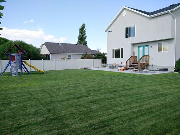 Large, open backyard