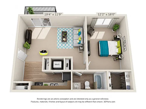 Floor plan The Sunburst