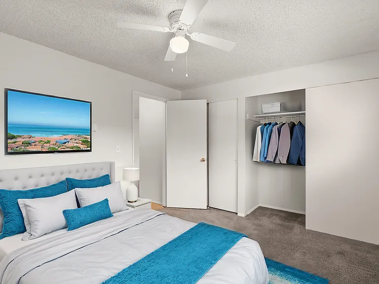 One Bedroom Staged One Bedroom Staged