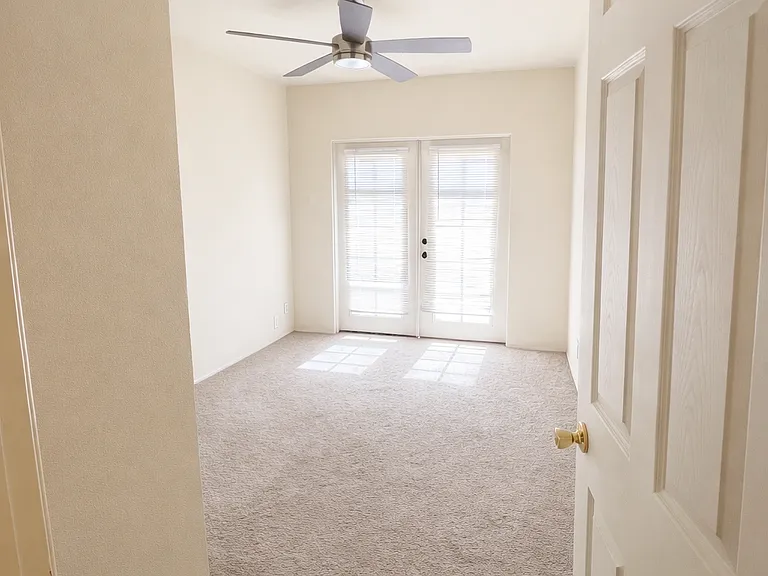 Bedroom w/ Door to backyard