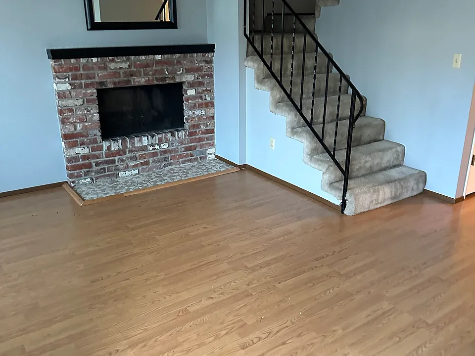 Fireplace in living room