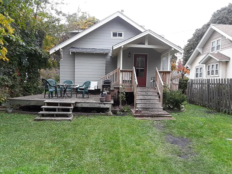 Back Yard deck and porch