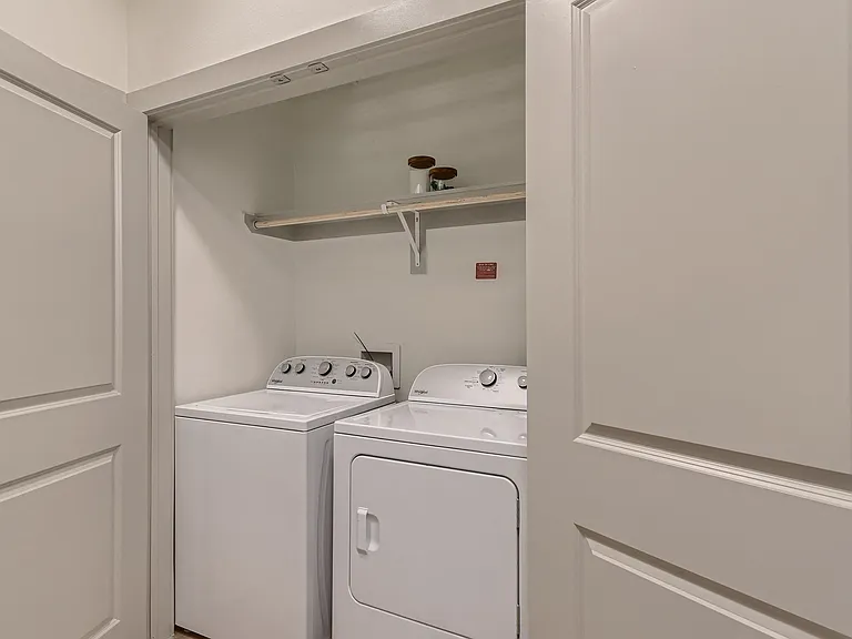 Full-size washer and dryer