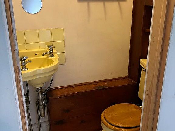 half bath on the firs floor 