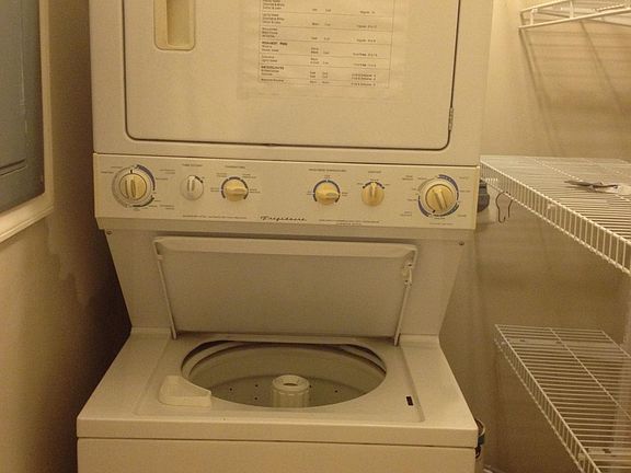 Within unit dryer and washer