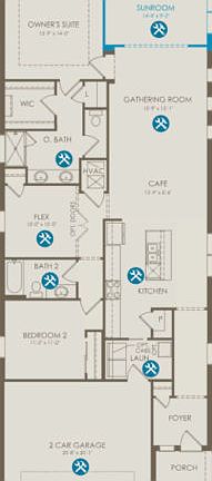 Hallmark 21600 Floorplan