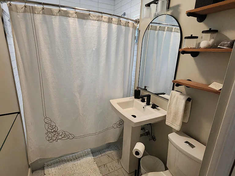 Bathroom #2 (Hallway bath) - contains linen closet and tub/shower combo