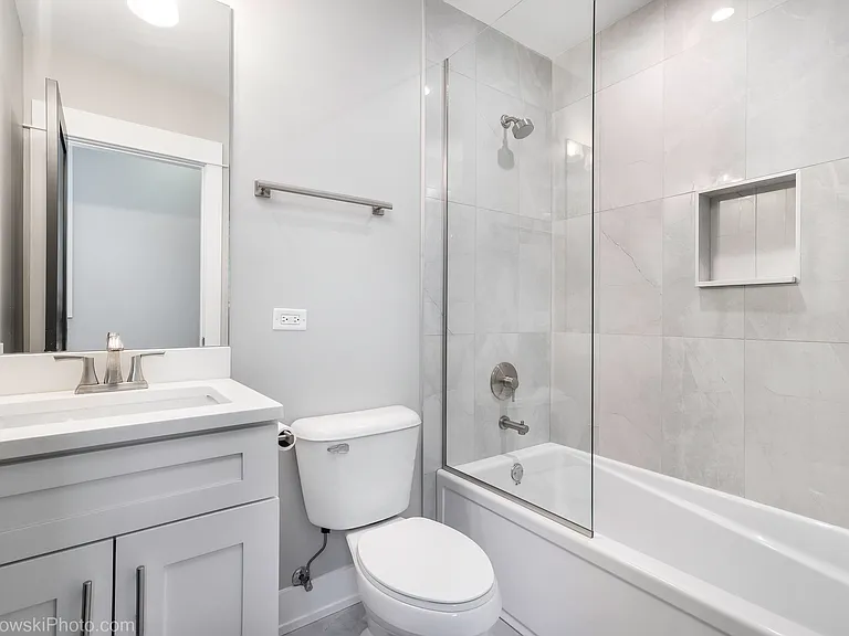 Hallway bathroom