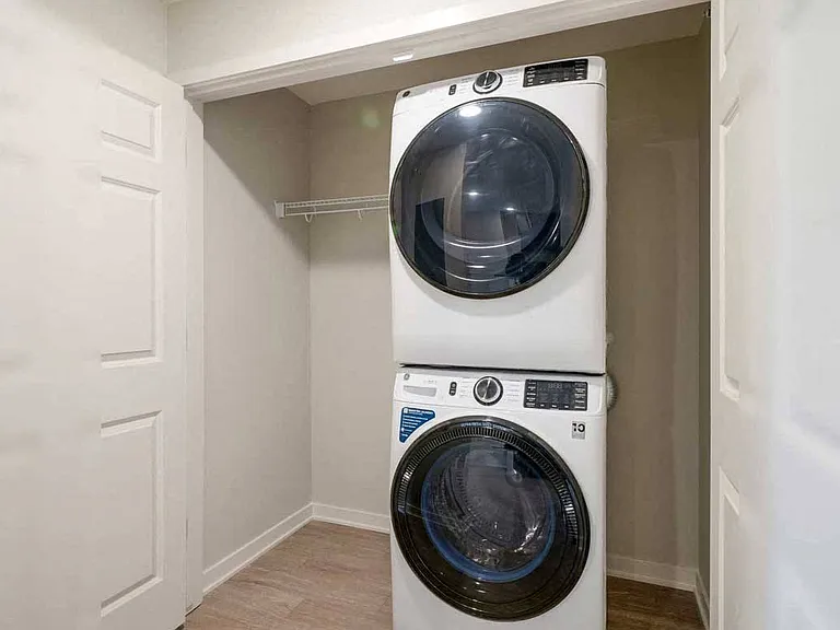 In-home washers and dryers bring added convenience to your daily routine, making laundry day effortless.