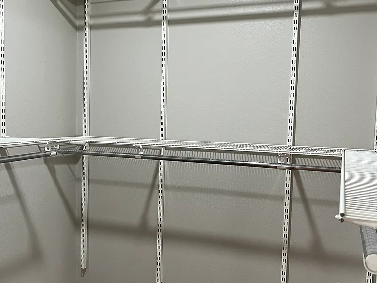 Container store adjustable closet shelving