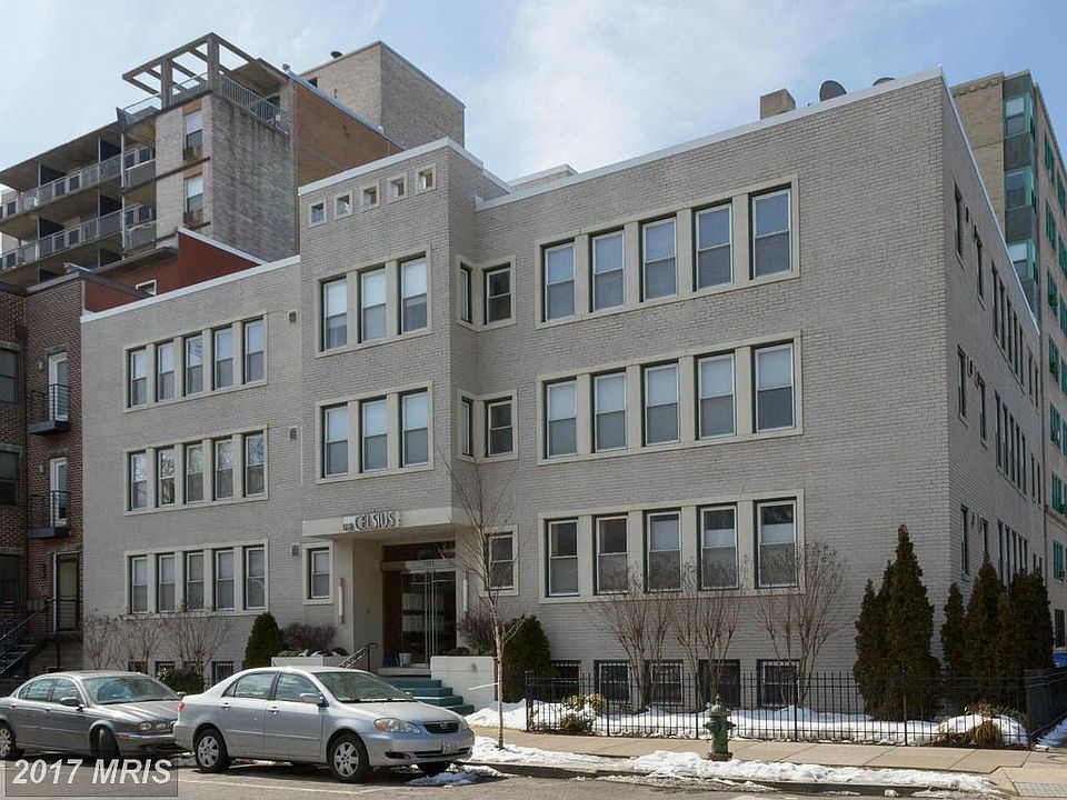 The apartment is on the sunny front of the building
