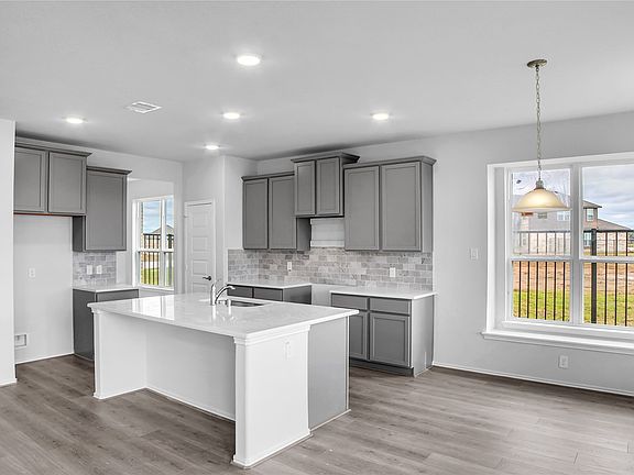 The Princeton- Kitchen. Home under construction. Sample floor plan photo used for illustrative purp