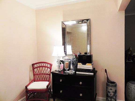 Apartment opens into a spacious foyer.