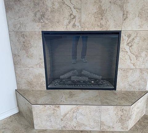 Electric fireplace (no heat)